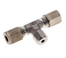 Accesorio de compresión en T de acero inoxidable 6L y R1/4'' con rosca macho 315 bar ISO 8434-1