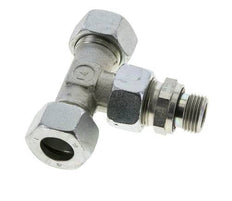 Accesorio de corte en T de acero 18L y G1/2'' con rosca macho 315 bar ajustable ISO 8434-1