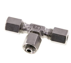 Racor de corte en T de acero inoxidable 6L con rótula 315 bar ajustable ISO 8434-1