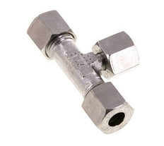 Racor de corte en T de acero inoxidable de 8L con rótula 315 bar ajustable ISO 8434-1