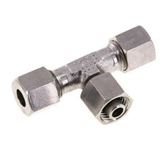 Racor de corte en T de acero inoxidable de 8L con rótula 315 bar ajustable ISO 8434-1