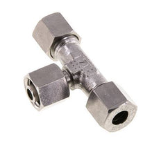 Racor de corte en T de acero inoxidable de 8L con rótula 315 bar ajustable ISO 8434-1