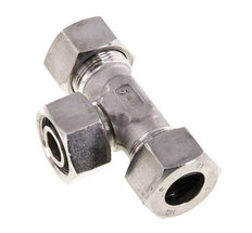 Racor de corte en T de acero inoxidable 18L con rótula 315 bar ajustable ISO 8434-1