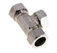 Accesorio de corte en T de acero inoxidable 28L con rótula 160 bar ajustable ISO 8434-1