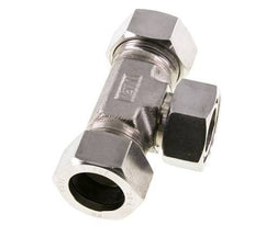 Accesorio de corte en T de acero inoxidable 28L con rótula 160 bar ajustable ISO 8434-1