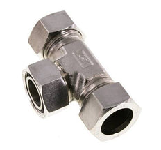 Accesorio de corte en T de acero inoxidable 28L con rótula 160 bar ajustable ISO 8434-1
