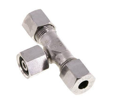 Accesorio de corte en T de acero inoxidable 8S con rótula 630 bar ajustable ISO 8434-1