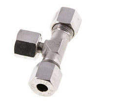Accesorio de corte en T de acero inoxidable 8S con rótula 630 bar ajustable ISO 8434-1