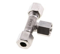 Accesorio de corte en T de acero inoxidable 8L con rótula 315 bar FKM ajustable ISO 8434-1