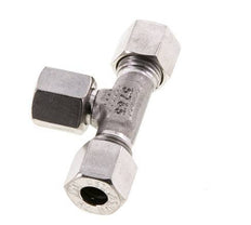 Accesorio de corte en T de acero inoxidable 8L con rótula 315 bar FKM ajustable ISO 8434-1