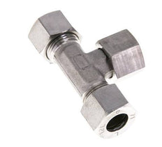 Accesorio de corte en T de acero inoxidable 12L con rótula 315 bar FKM ajustable ISO 8434-1