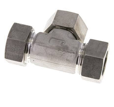 Accesorio de corte en T de acero inoxidable 28L con rótula 160 bar FKM ajustable ISO 8434-1