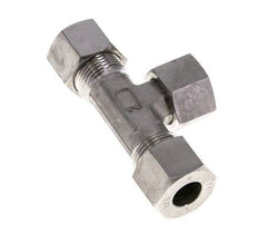 Accesorio de corte en T de acero inoxidable 12S con rótula 630 bar FKM ajustable ISO 8434-1
