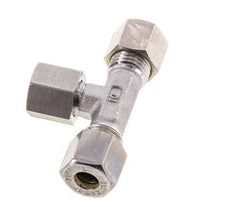 Accesorio de compresión en T de acero inoxidable 8L con rótula 315 bar FKM ajustable ISO 8434-1