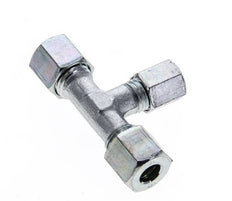 6L & 8L Zink plated Steel T-Shape Tee Cutting Fitting 315 bar ISO 8434-1