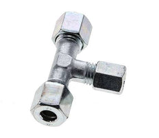 6L & 8L Zink plated Steel T-Shape Tee Cutting Fitting 315 bar ISO 8434-1