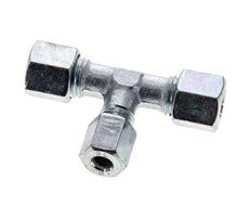 6L & 8L Zink plated Steel T-Shape Tee Cutting Fitting 315 bar ISO 8434-1