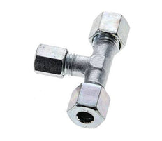 6L & 8L Zink plated Steel T-Shape Tee Cutting Fitting 315 bar ISO 8434-1