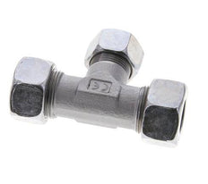 15L & 18L Zink plated Steel T-Shape Tee Cutting Fitting 315 bar ISO 8434-1