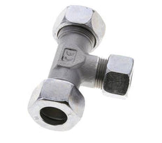 15L & 18L Zink plated Steel T-Shape Tee Cutting Fitting 315 bar ISO 8434-1