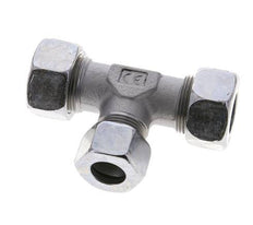 15L & 18L Zink plated Steel T-Shape Tee Cutting Fitting 315 bar ISO 8434-1