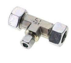 10L & 22L Zink plated Steel T-Shape Tee Cutting Fitting 160 bar ISO 8434-1
