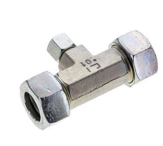 10L & 22L Zink plated Steel T-Shape Tee Cutting Fitting 160 bar ISO 8434-1