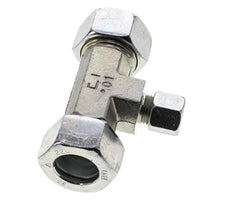 10L & 22L Zink plated Steel T-Shape Tee Cutting Fitting 160 bar ISO 8434-1