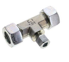 10L & 22L Zink plated Steel T-Shape Tee Cutting Fitting 160 bar ISO 8434-1