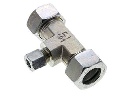 10L & 22L Zink plated Steel T-Shape Tee Cutting Fitting 160 bar ISO 8434-1