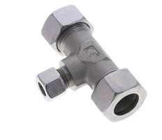 12L & 22L Zink plated Steel T-Shape Tee Cutting Fitting 160 bar ISO 8434-1