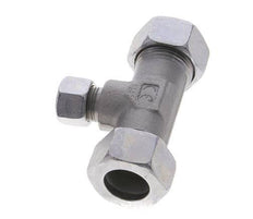 12L & 22L Zink plated Steel T-Shape Tee Cutting Fitting 160 bar ISO 8434-1