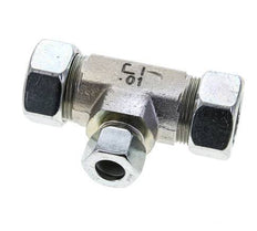 15L & 28L Zink plated Steel T-Shape Tee Cutting Fitting 160 bar ISO 8434-1