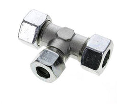 20S & 25S Zink plated Steel T-Shape Tee Cutting Fitting 400 bar ISO 8434-1