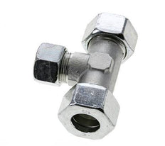 20S & 25S Zink plated Steel T-Shape Tee Cutting Fitting 400 bar ISO 8434-1