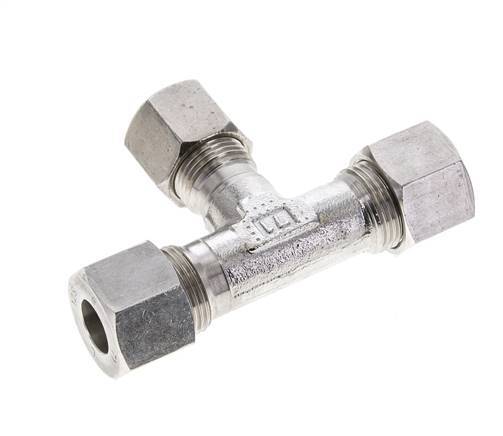 10S & 12S Stainless Steel T-Shape Tee Cutting Fitting 630 bar ISO 8434-1