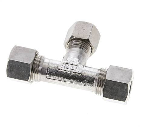 10S & 12S Stainless Steel T-Shape Tee Cutting Fitting 630 bar ISO 8434-1