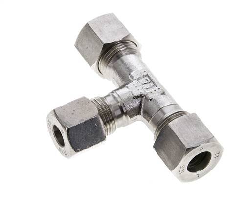 10S & 12S Stainless Steel T-Shape Tee Cutting Fitting 630 bar ISO 8434-1