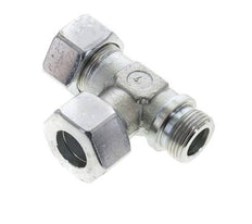 25S & G1'' Zink Plated Steel Right Angle Tee Cutting Fitting with Male Threads 400 bar ISO 8434-1