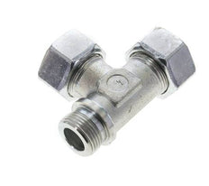25S & G1'' Zink Plated Steel Right Angle Tee Cutting Fitting with Male Threads 400 bar ISO 8434-1