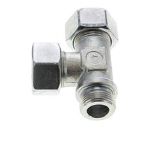 25S & G1'' Zink Plated Steel Right Angle Tee Cutting Fitting with Male Threads 400 bar ISO 8434-1