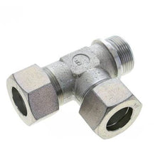 30S & G1-1/4'' Zink Plated Steel Right Angle Tee Cutting Fitting with Male Threads 400 bar ISO 8434-1