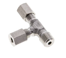 4LL & R1/8'' Stainless Steel Right Angle Tee Cutting Fitting with Male Threads 100 bar ISO 8434-1