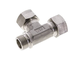 22L & G3/4'' Stainless Steel Right Angle Tee Cutting Fitting with Male Threads 160 bar ISO 8434-1