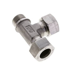 22L & G3/4'' Stainless Steel Right Angle Tee Cutting Fitting with Male Threads 160 bar ISO 8434-1