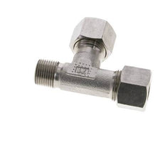 12S & R3/8'' Stainless Steel Right Angle Tee Cutting Fitting with Male Threads 630 bar ISO 8434-1