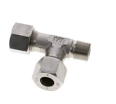 12S & R3/8'' Stainless Steel Right Angle Tee Cutting Fitting with Male Threads 630 bar ISO 8434-1