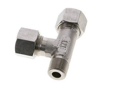 12S & R3/8'' Stainless Steel Right Angle Tee Cutting Fitting with Male Threads 630 bar ISO 8434-1