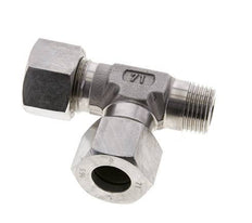 16S & R1/2'' Stainless Steel Right Angle Tee Cutting Fitting with Male Threads 400 bar ISO 8434-1