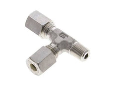6L & R1/8'' Stainless Steel Right Angle Tee Compression Fitting with Male Threads 315 bar ISO 8434-1